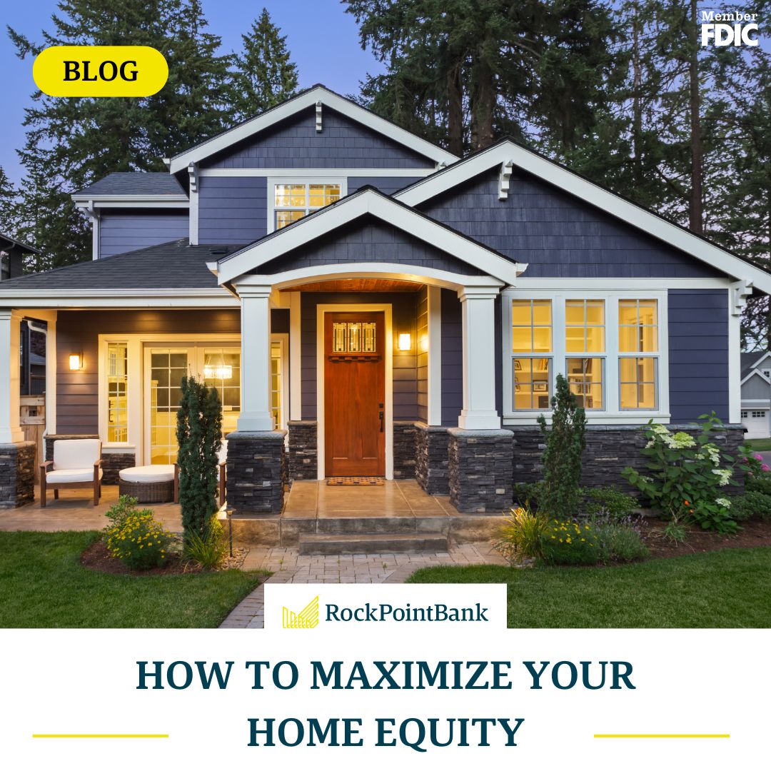 Home Equity promotion featuring an outside view of a home
